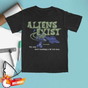 kenny Lostbrostradingco Merch Store Aliens Exist Tee