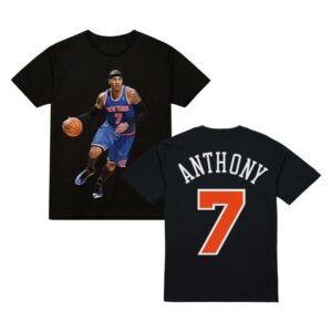 kenny Madison Square Garden Merch Store Mitchell And Ness Knicks Carmelo Anthony Ultimate Player Number Teeaa kenny Madison Square Garden Merch Store Mitchell And Ness Knicks Carmelo Anthony Ultimate Player Number Teeaa