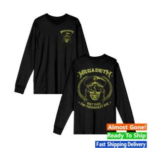 kenny Megadeth Shop Merch General Vic Holy Wars Longsleeve