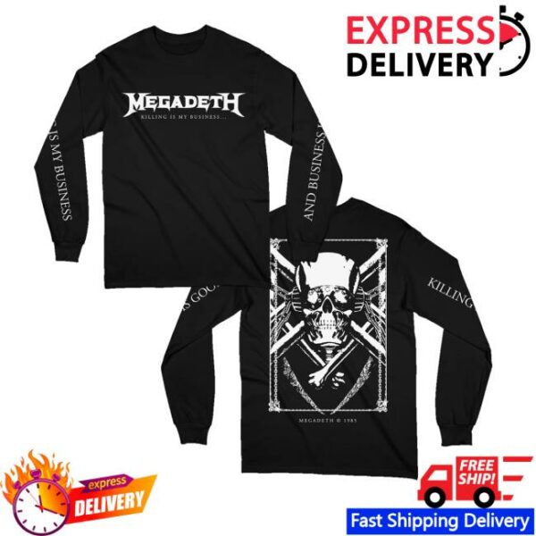 kenny Megadeth Shop Merch Killing Is My Business Longsleeve Tee
