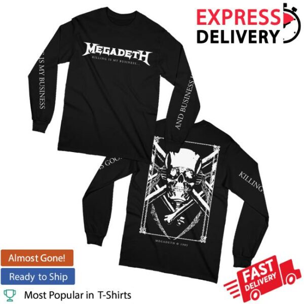 kenny Megadeth Shop Merch Killing Is My Business Longsleeve Teev