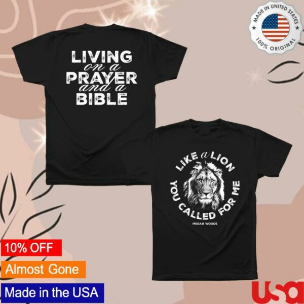 kenny Megan Woods Merch Store Like A Lion Tee