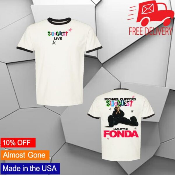 kenny Michael Clifford Shop Merch Sidequest Fonda Ringer Tee