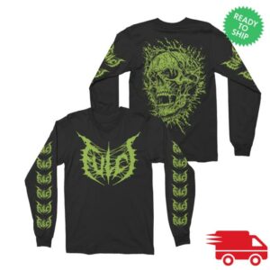 kenny Night Shift Merch Store Fulci Skull Splatter Long Sleeve
