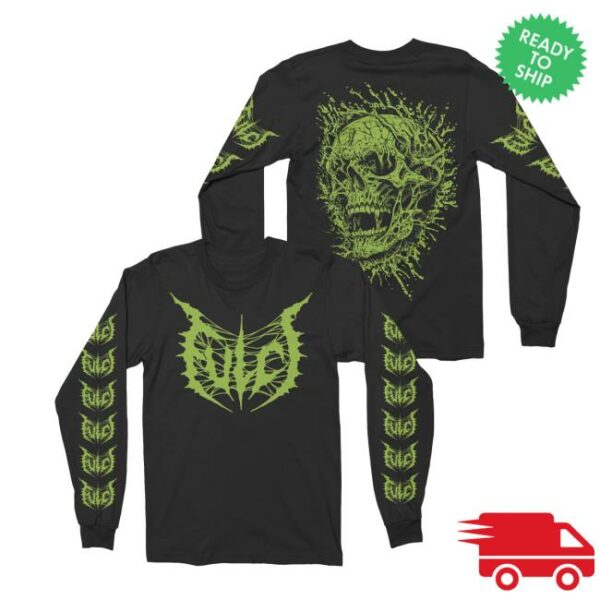 kenny Night Shift Merch Store Fulci Skull Splatter Long Sleeve