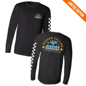 kenny Oceans Calling Festival Shop Merch Checkered Longsleeve Teev kenny Oceans Calling Festival Shop Merch Checkered Longsleeve Teev