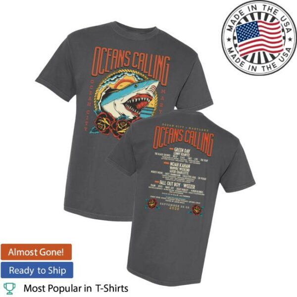 kenny Oceans Calling Festival Shop Merch Shark Lineup Teev