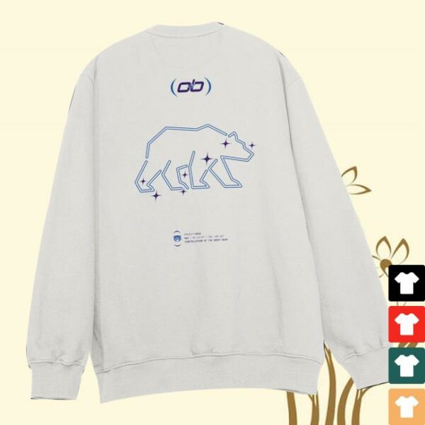 kenny Ollie Bearman Merch Store Project Ursa Sweatshirt Astral Whitea