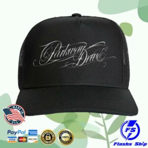 kenny Parkway Drive Rock Merch Store Deep Blue Logo Trucker Cap