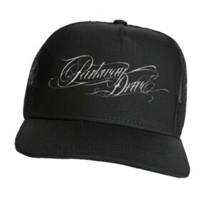 kenny Parkway Drive Rock Merch Store Deep Blue Logo Trucker Capv