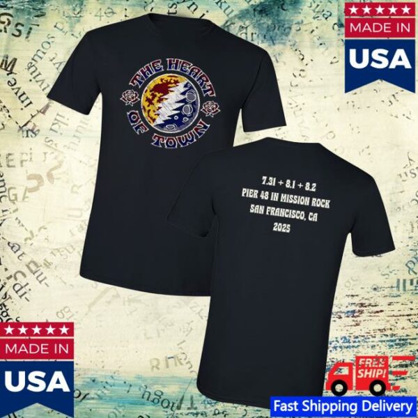 kenny Phil Lesh Merch Store Heart Of Town Batik Print Shirtv