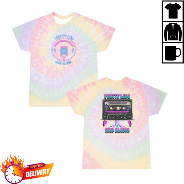 kenny Pretty Lies And Alibis Merch Store Retro Tie Dye Tee Pretty Lies And Alibis Cassette Tape New 2025