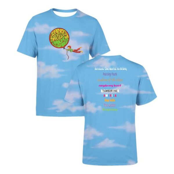 kenny Prince Official Merch Store Around The World In A Day Balloon Boy T Shirt Cloud