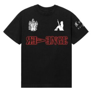 kenny Revenge Official Merch Store D1e Tee Black Red