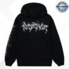 kenny Revenge Official Merch Store Smoke Lightning Logo Hoodie Black