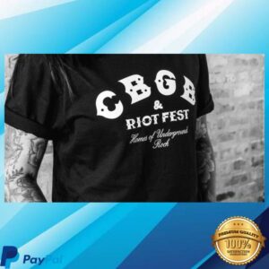 kenny Riot Fest Merch Store Cbgb X Riot Fest Shirta kenny Riot Fest Merch Store Cbgb X Riot Fest Shirta