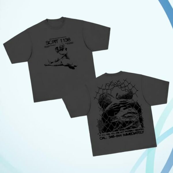 kenny Scrt Merch Store Surveillance T Shirt Graphitea