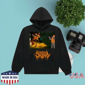 kenny Section 8 Official Merch Store Deer Shooting Black Hoodie