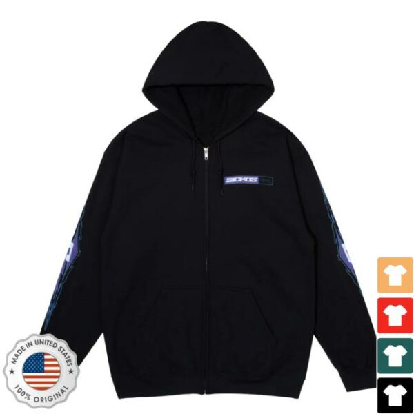 kenny Sickos Merch Store Surf Grid Zip Up