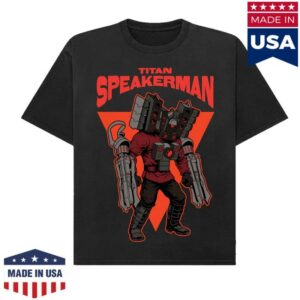 kenny Skibiditoilet Shop Titan Spearkerman Illustration Tee