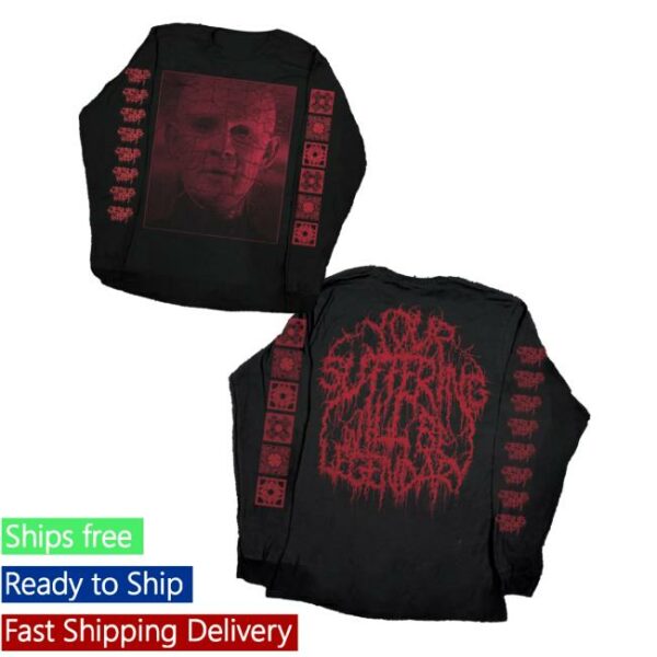 kenny The Cult Of Cult Merch Store Hellraiser Pinhead Long Sleevev