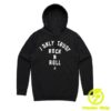 kenny The Living End Merch Store The Living End I Only Trust Rock N Roll Black Hoodie