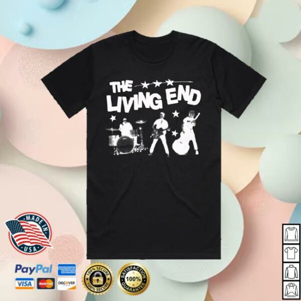kenny The Living End Merch Store The Living End I Only Trust Rock N Roll Black Tee