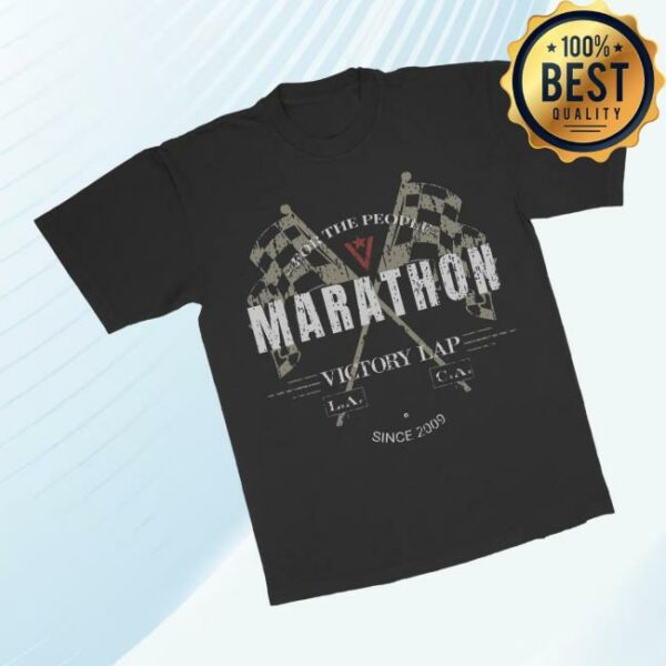 kenny The Marathon Clothing Merch Store Marathon Victory Flags T Shirt Blacka