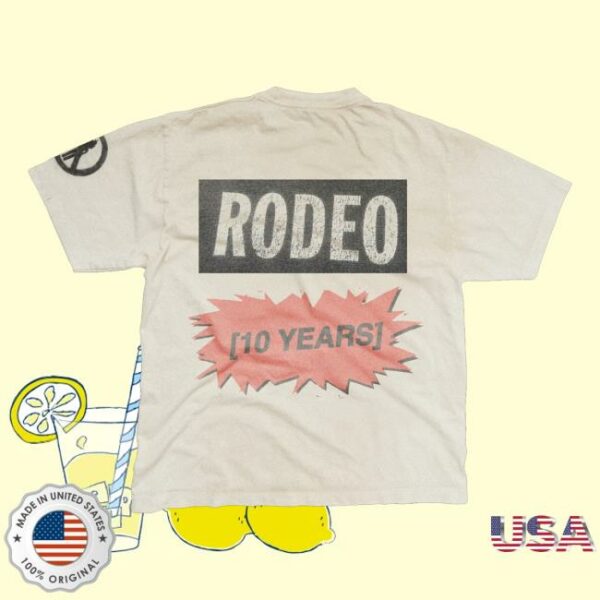 kenny Travis Scott Merch Rodeo 10 Years Chain Teea