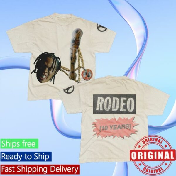 kenny Travis Scott Merch Rodeo 10 Years Chain Teeaa