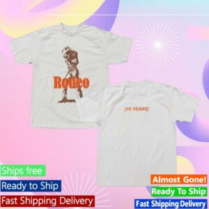 kenny Travis Scott Merch Rodeo 10 Years Cowboy Tee Iaa kenny Travis Scott Merch Rodeo 10 Years Cowboy Tee Iaa