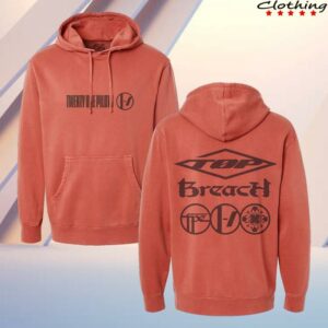 kenny Twenty One Pilots Store Merch Breach Red Hoodieaa