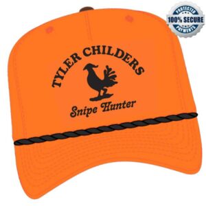 kenny Tyler Childers Merch Orange Snipe Hunter Hat kenny Tyler Childers Merch Orange Snipe Hunter Hat