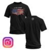 kenny Valuetainment Merch Future Looks Bright Live Free Usa Map Black Short Sleeve T Shirt