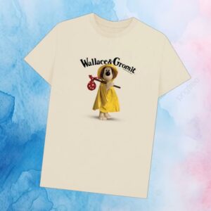 kenny Wallace And Gromit Store Gromit In The Rain T Shirtc kenny Wallace And Gromit Store Gromit In The Rain T Shirtc