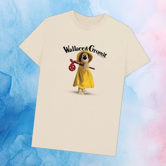 kenny Wallace And Gromit Store Gromit In The Rain T Shirtc kenny Wallace And Gromit Store Gromit In The Rain T Shirtc