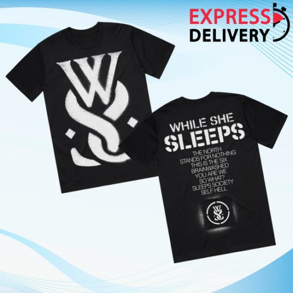 kenny While She Sleeps Merch Store Discog Emblem T Shirta