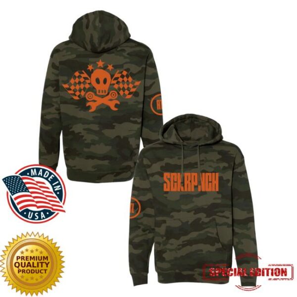 kenny All Time Low Store Merch Suckerpunch Camo Hoodie