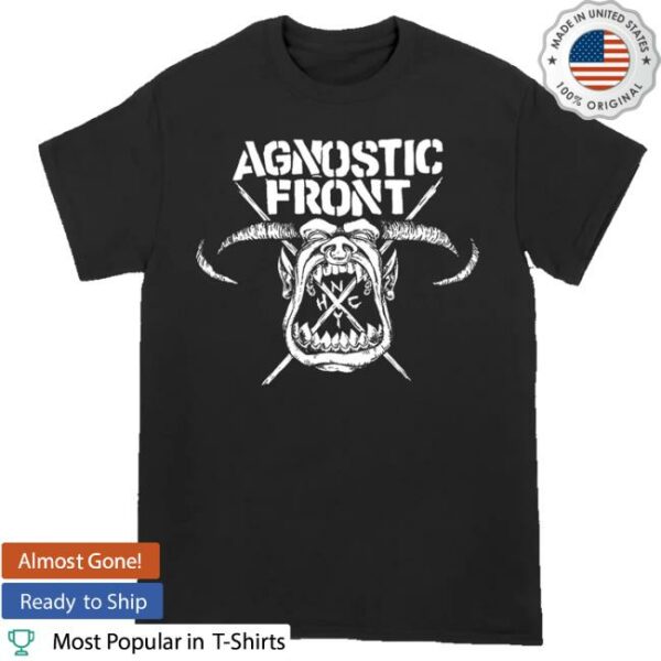 kenny Allin Merch Store Agnostic Front Eliminator Face Tee