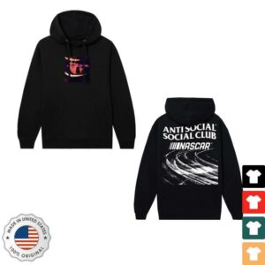 kenny Antisocialsocialclub Merch Store Assc X Nascar Too Tough To Tame Hoodie