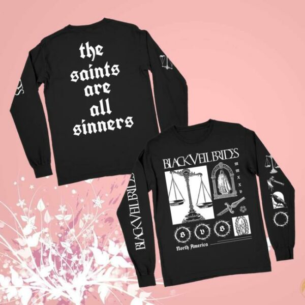 kenny Black Veil Brides Merch Store Scales Of Justice Longsleeve T Shirta