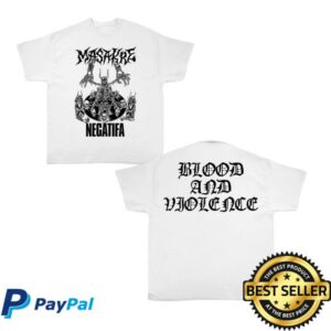 kenny Bojakramapress Merch Store Negatifa Masakre Blood And Violence T Shirt