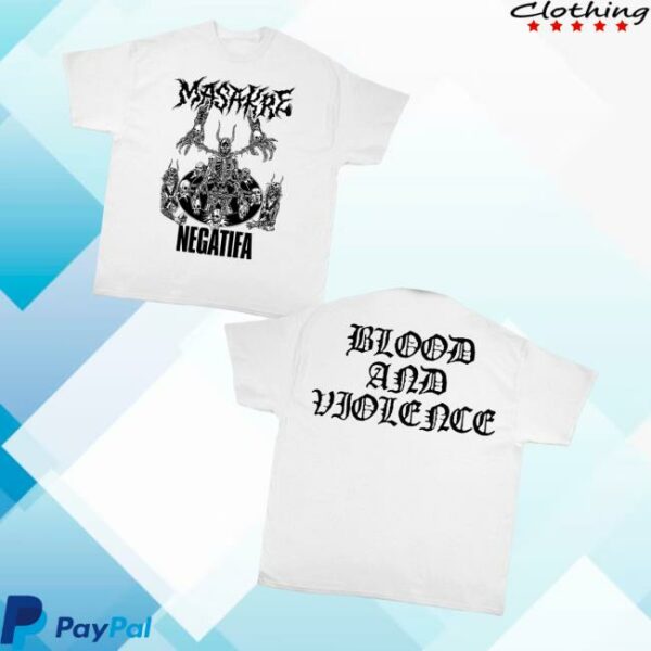 kenny Bojakramapress Merch Store Negatifa Masakre Blood And Violence T Shirtv