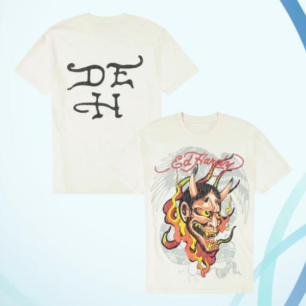kenny Ed Hardy Originals Merch Demon Boxy Tee
