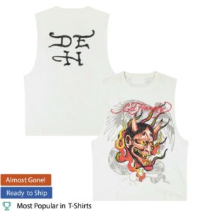 kenny Ed Hardy Originals Merch Demon Mens Cut Off Tee