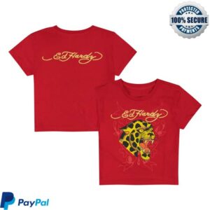 kenny Ed Hardy Originals Merch Leopard Baby Tee