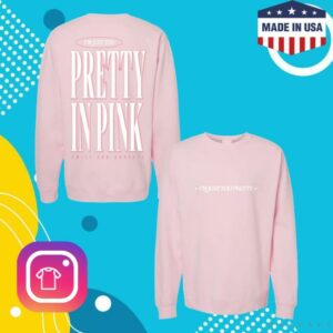 kenny Emily Ann Merch Store Pretty In Pink Crewneck kenny Emily Ann Merch Store Pretty In Pink Crewneck