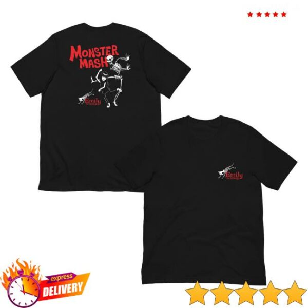 kenny Emily Strange Merch Store Red Monster Mash Tee