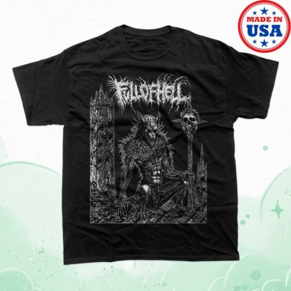 kenny Full Of Hell Merch Store Full Of Hell Beastial Wolf T Shirt