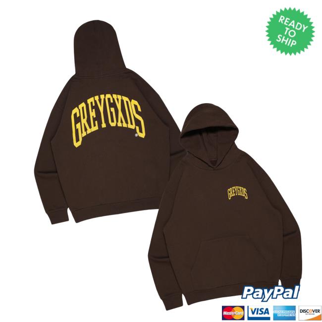 kenny Greygxds Merch Store Arch Logo Hoodie Browna kenny Greygxds Merch Store Arch Logo Hoodie Browna